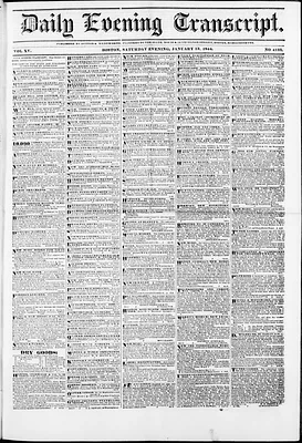 Daily Evening Transcript