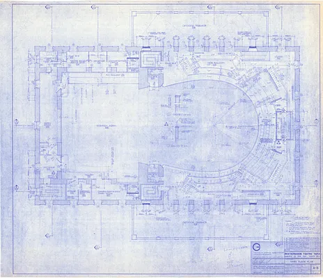 A-5 Third Floor Plan - Restaurancion Teatro Tapia