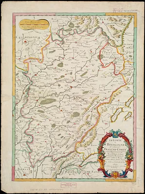 Le comté de Bourgogne, dit autrement Franche-comté conquise par le Roy, en moins de 15 jours de temps, dans le mois de Fevrier de L'anneé 1668
