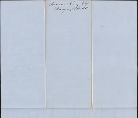 Samuel Cony to George Coffin, 7 February 1850