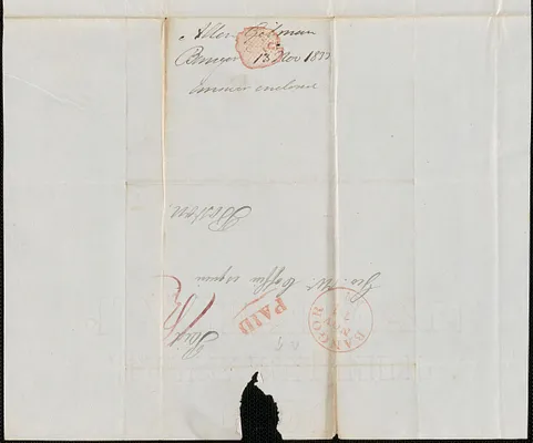 Allen Gilman to George Coffin, 13 November 1833