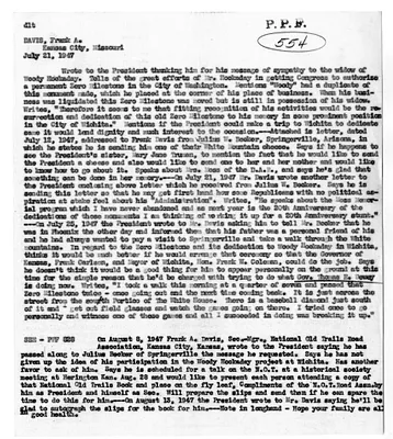 Cross Reference Memorandum