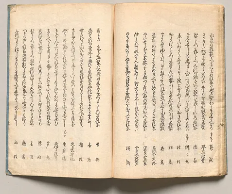 Spread Twenty from Volume One of People of Japan in Light Verse (Kyōka)