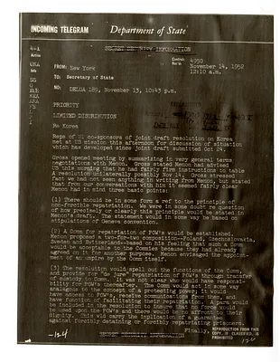 Telegram from Secretary of State Dean Acheson to the Department of State