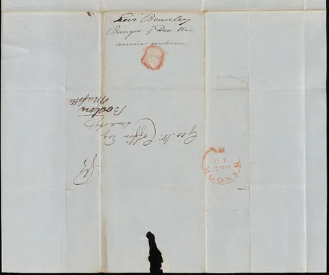 Levi Bradley to George Coffin, 9 December 1844