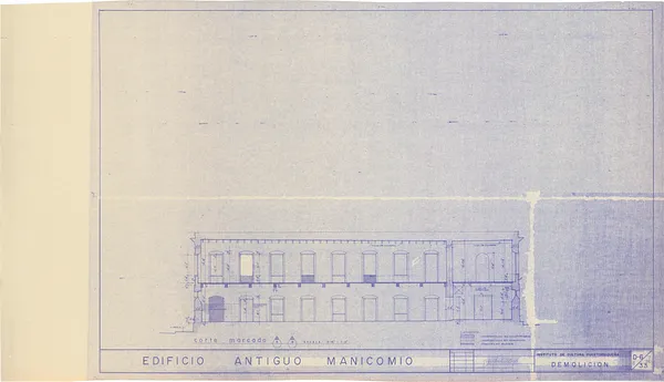 Edificio Antiguo Manicomio, Sheet D-6