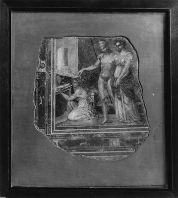 Fragment of a Fresco with the Poet as King
