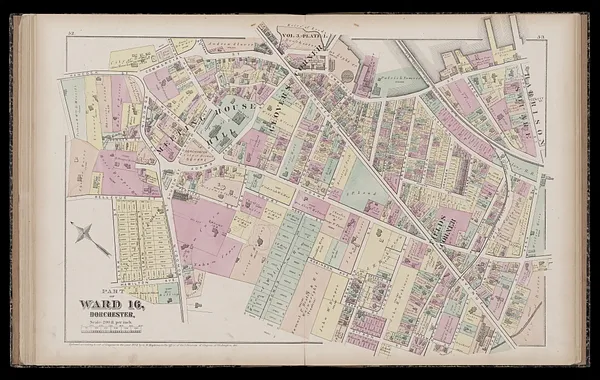 Atlas of the county of Suffolk, Massachusetts : vol. 3rd including Boston and Dorchester : from actual surveys and official records