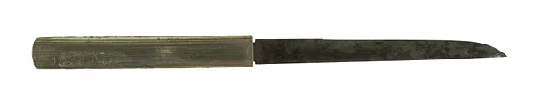 Kozuka with Paulownia Crests and Waves