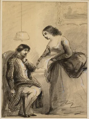 Harry, Dear. Only See What a Nice Silk I Have Bought