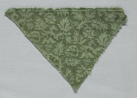 Silk Damask Fragment