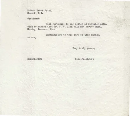 Letters Sent, no date