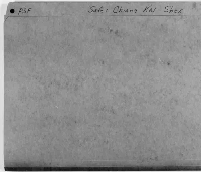 Chiang Kai-Shek