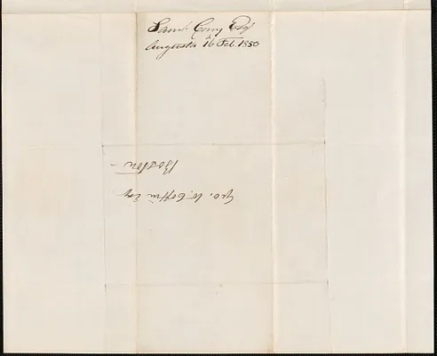 Samuel Cony to George Coffin, 16 February 1850