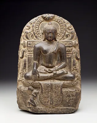 Buddha Shakyamuni with Devotee
