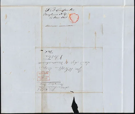 F.B. Carpenter to George Coffin, 25 March 1845