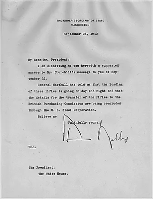 Sumner Welles to Franklin D. Roosevelt