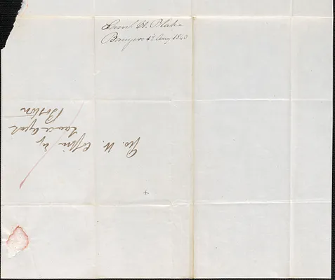 Samuel H. Parker to George Coffin, 12 August 1840