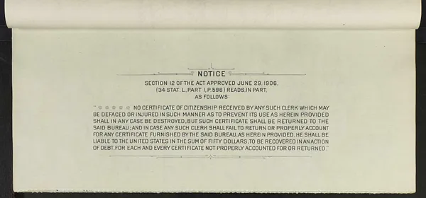 Certificate Numbers 2107151 - 2107200, 1924-1926