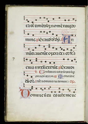 Leaf from Antiphonary