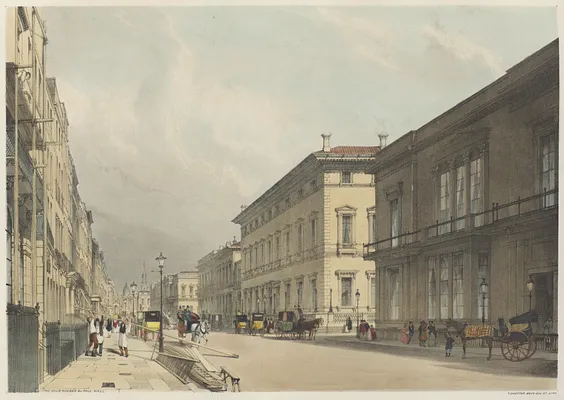 London As It Is:  The Club-Houses, Pall Mall