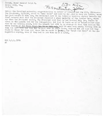Cross Reference Memorandum