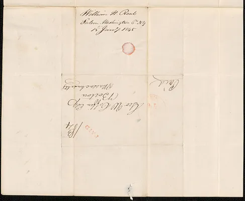 William Reale to George Coffin, 15 January 1845