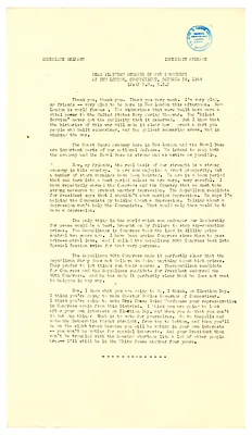 Press Release, Speech of President Harry S. Truman, New London, Connecticut