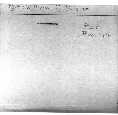 Douglas, William O.