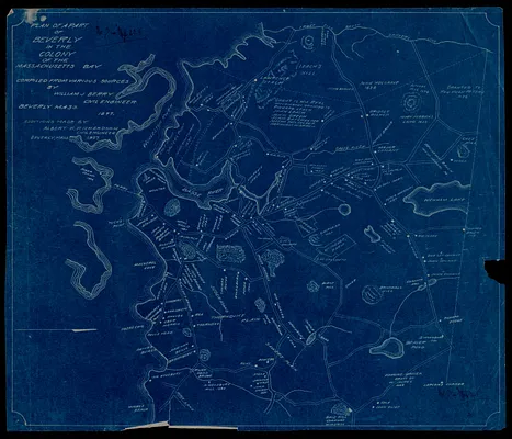 Plan of a part of Beverly in the Colony of the Massachusetts Bay