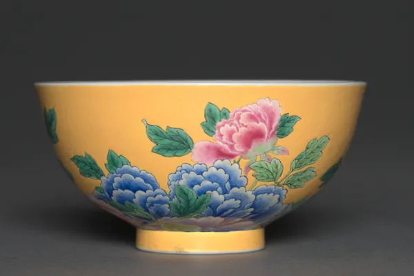 Bowl with Peonies