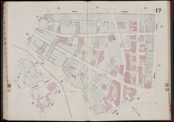 Insurance map of Boston : volume 1