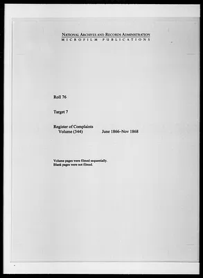 Register of Complaints