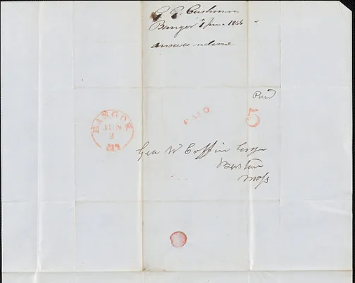 G. G. Cushman to George Coffin, 1 June 1846