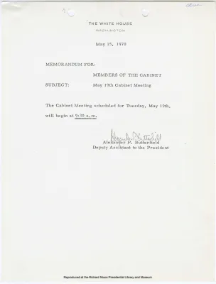 1970 Outbound From APB Part 3: APB Chron – WH – July & Aug '70 [12 of 16]