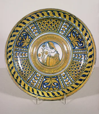 Ewer Basin with Female Bust