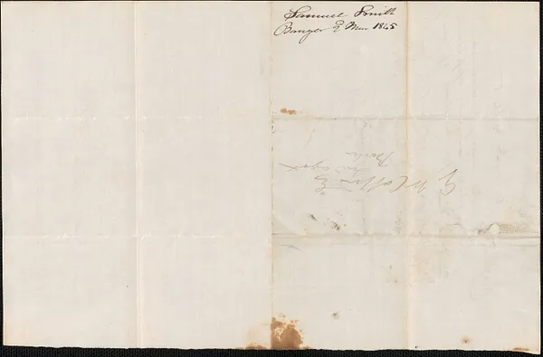 Samuel Smith to George Coffin, 3 March 1845
