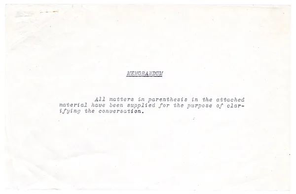 Summary of Telephone Conversation Between Drew Pearson and Edward F. Prichard, Jr.