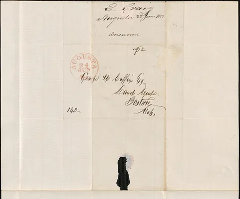 E. Craig to George Coffin, 22 June 1851