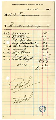 Bill from Riske's Drug Store
