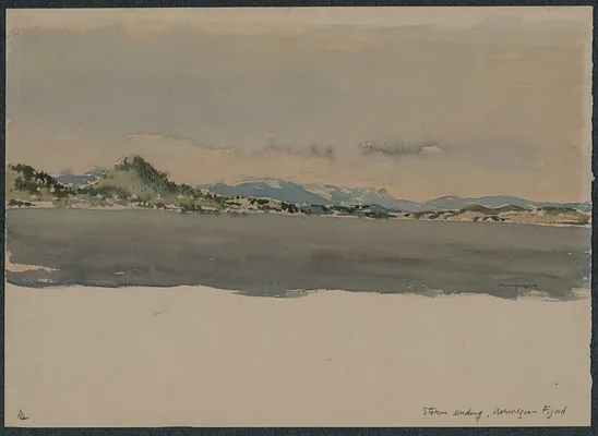 Storm Ending, Norwegian Fijord