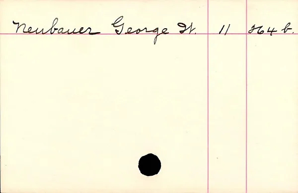 Hartford County Superior Court, Index to Records of Naturalization, 1834-1898, Neubauer-Payne