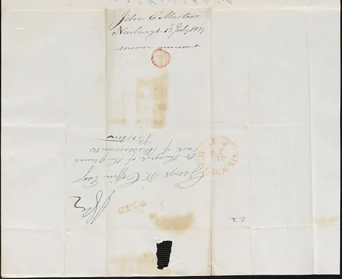 John C. Masters to George Coffin, 12 July 1839