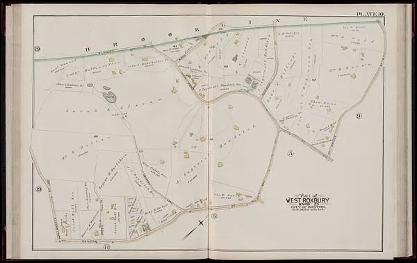 Atlas of the city of Boston, West Roxbury, Mass., volume six : from actual surveys and official plans