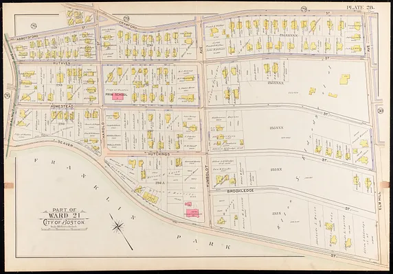 Atlas of the city of Boston, Roxbury