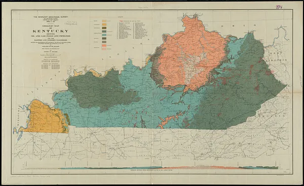Geologic map of Kentucky