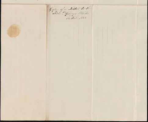 George Coffin to George Blake, 14 March 1838