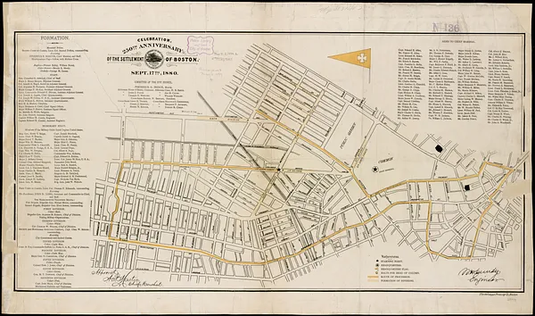 Celebration, 250th anniversary of the settlement of Boston, Sept. 17th, 1880
