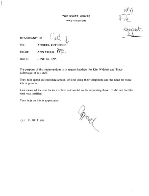 Equipment: Equipment Memo