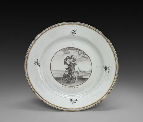 Plate: Female Figure